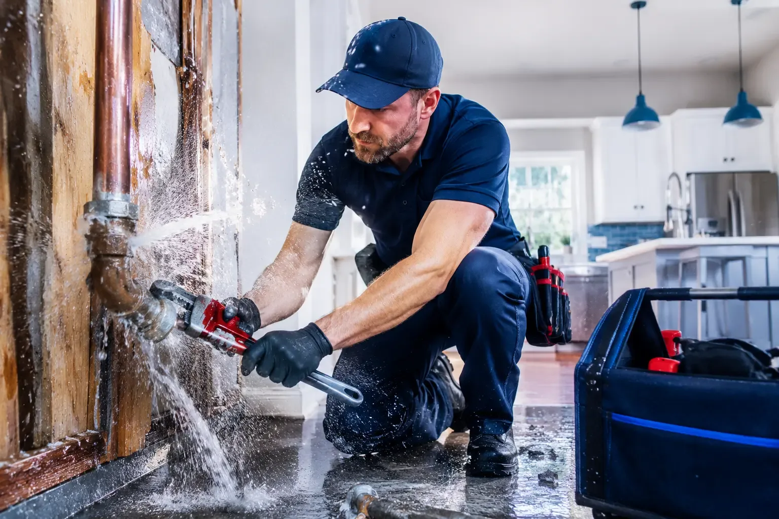 Local emergency pipe repair professionals in Hamshire, TX